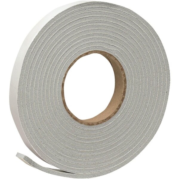All-Source 3/4in. W x 3/16in. T x 17' L Gray Foam Weatherstrip Tape V449HDI - main